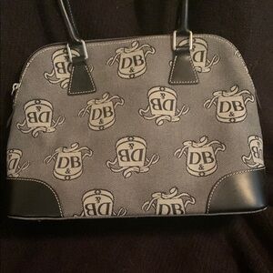 Dooney & Bourke Black and Gray Satchel Bag